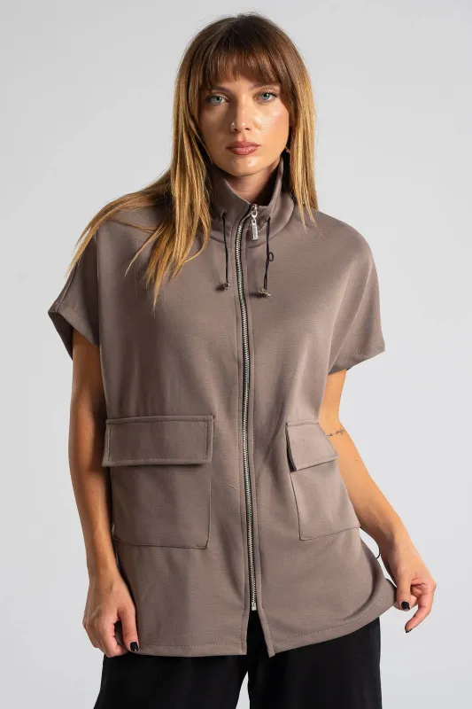 Zipped Vest Pockets