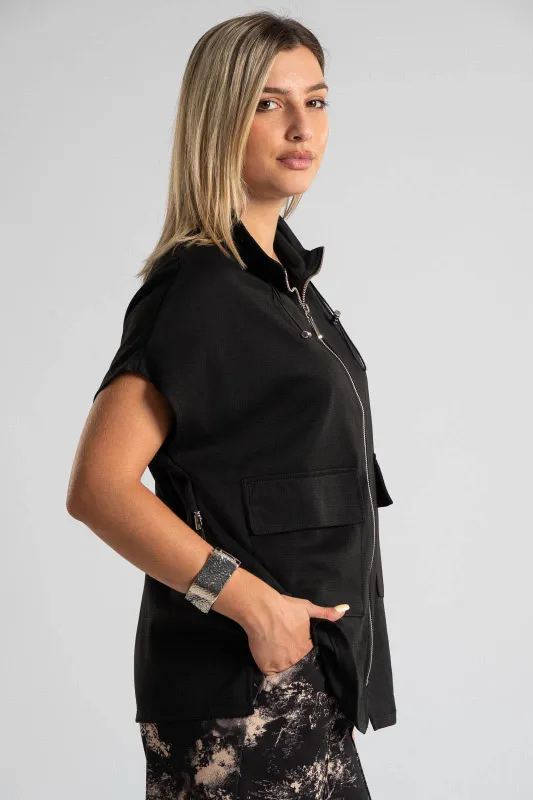 Zipped Vest Pockets