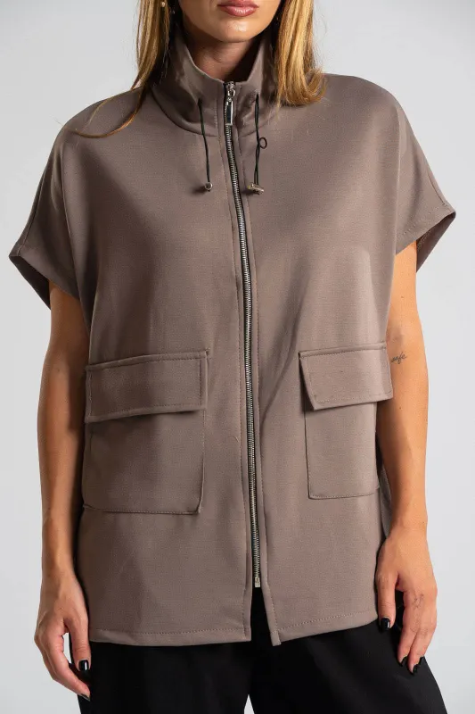 Zipped Vest Pockets
