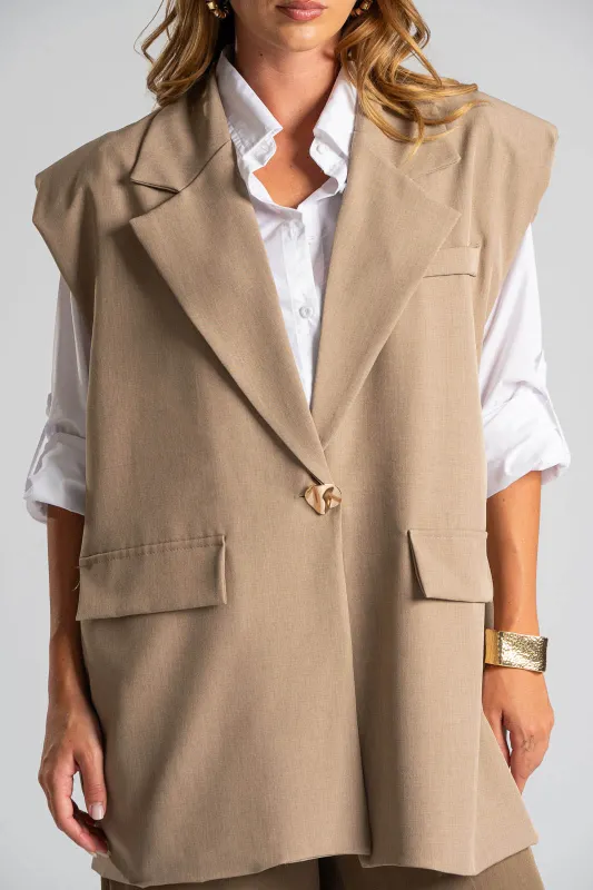 Vest Pads Metal Button