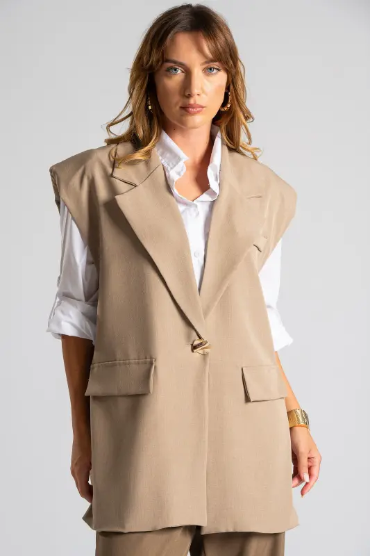 Vest Pads Metal Button