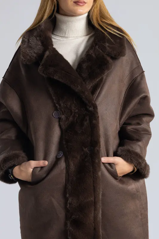 Γούνινο Πανωφόρι Double Face