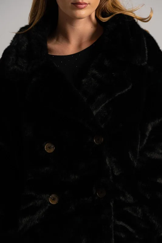 Γούνινο Πανωφόρι Double Face