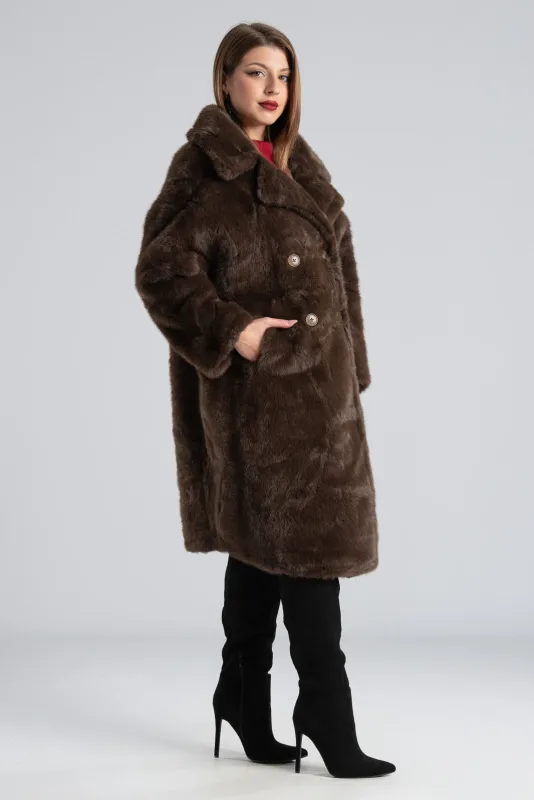 Γούνινο Πανωφόρι Double Face