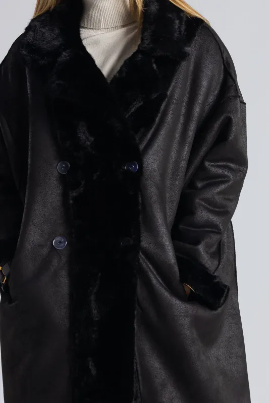 Γούνινο Πανωφόρι Double Face