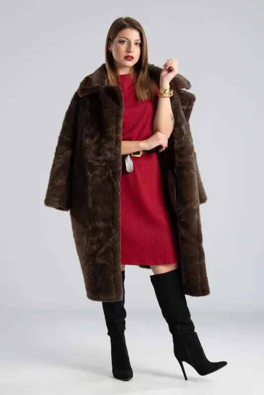 Γούνινο Πανωφόρι Double Face