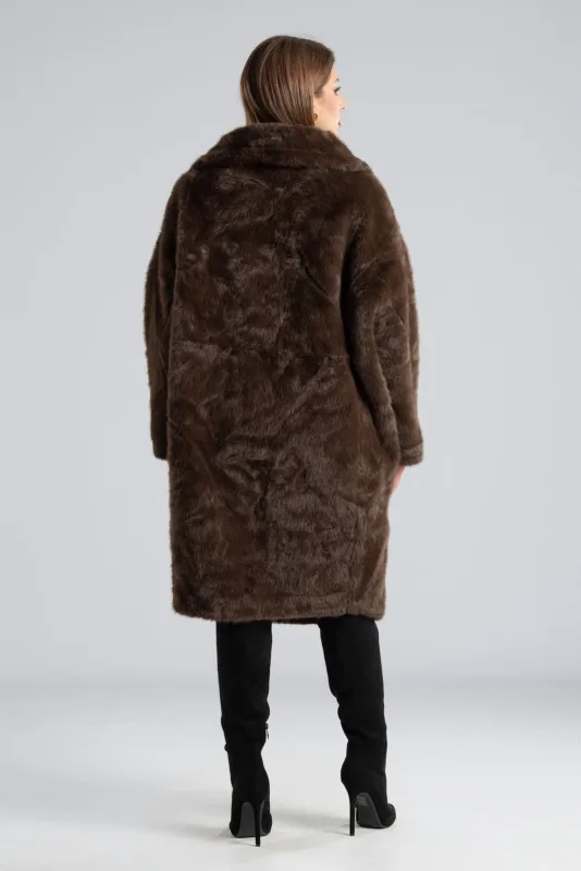 Γούνινο Πανωφόρι Double Face