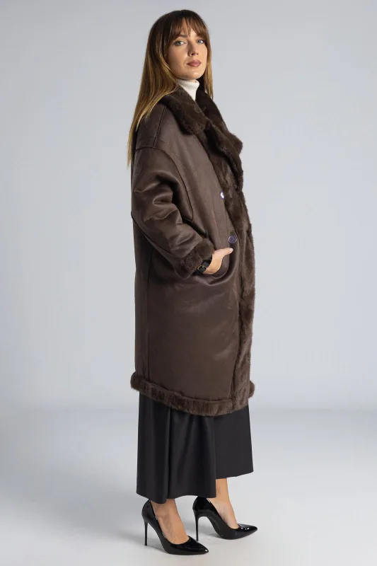 Γούνινο Πανωφόρι Double Face