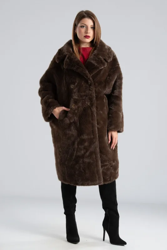 Γούνινο Πανωφόρι Double Face