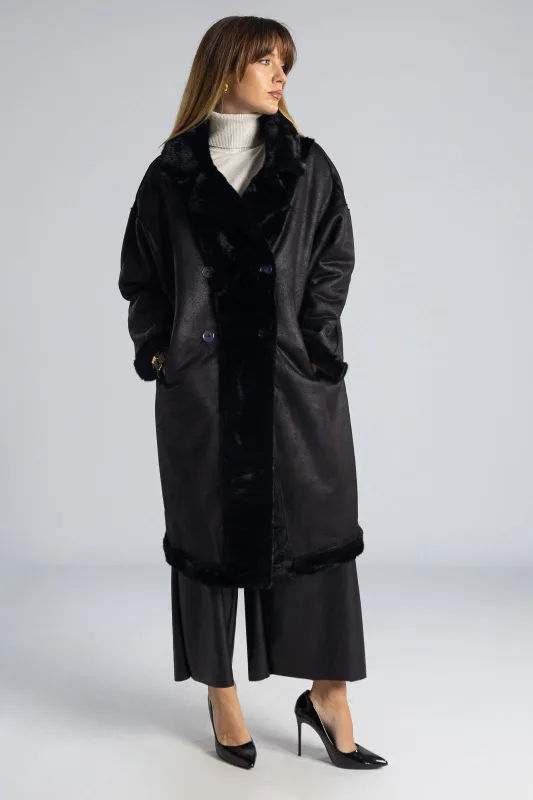 Γούνινο Πανωφόρι Double Face