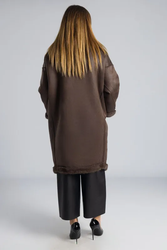 Γούνινο Πανωφόρι Double Face