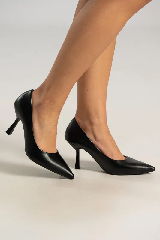 Γόβα Δερματίνη Μονόχρωμη