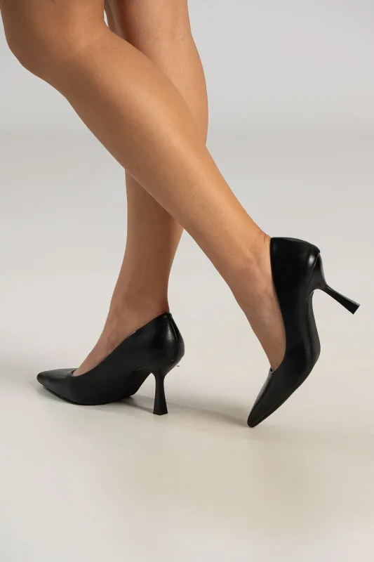 Pumps Leatherette Solid Color  