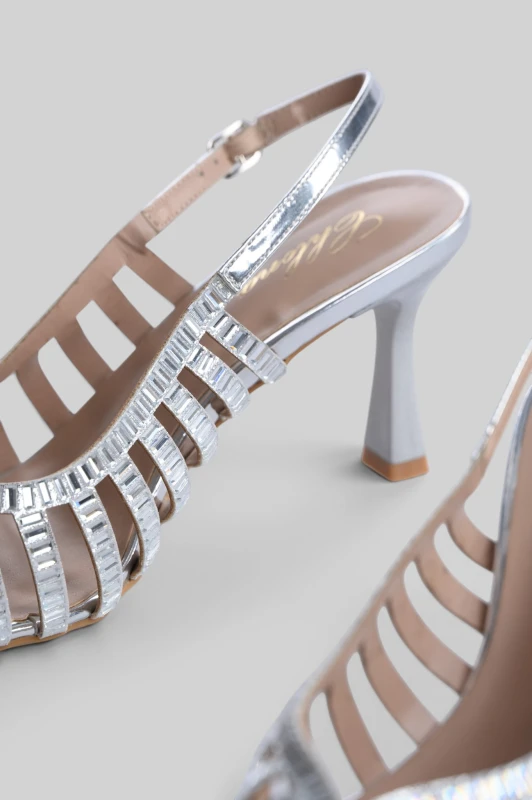 Γόβα Διάτρητο Στρας Eleanor