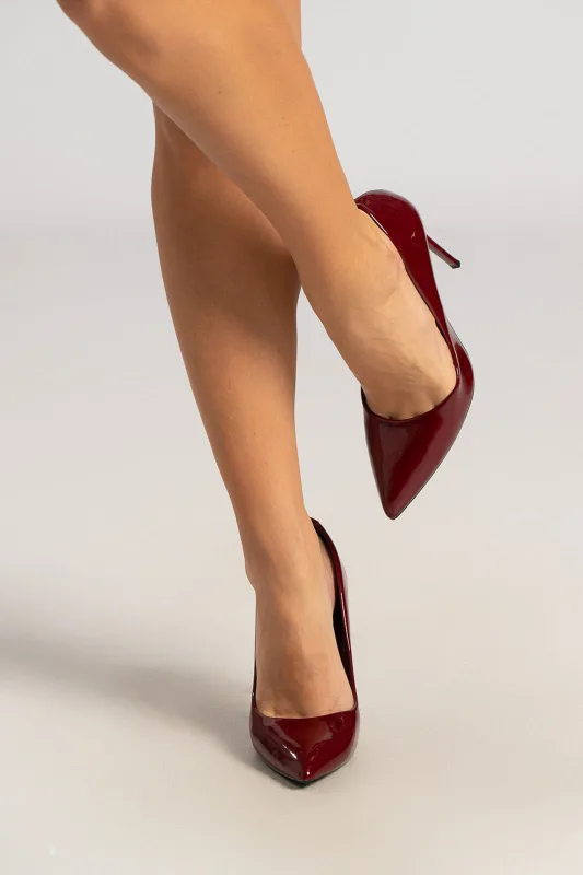 Pumps High Heel Patent Leatherette