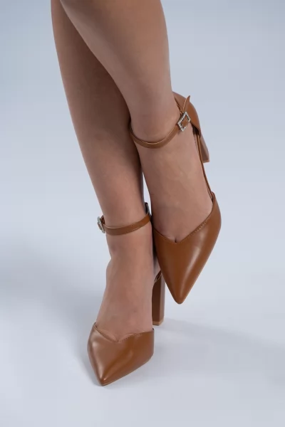 Pumps Baretta Leatherette Camel