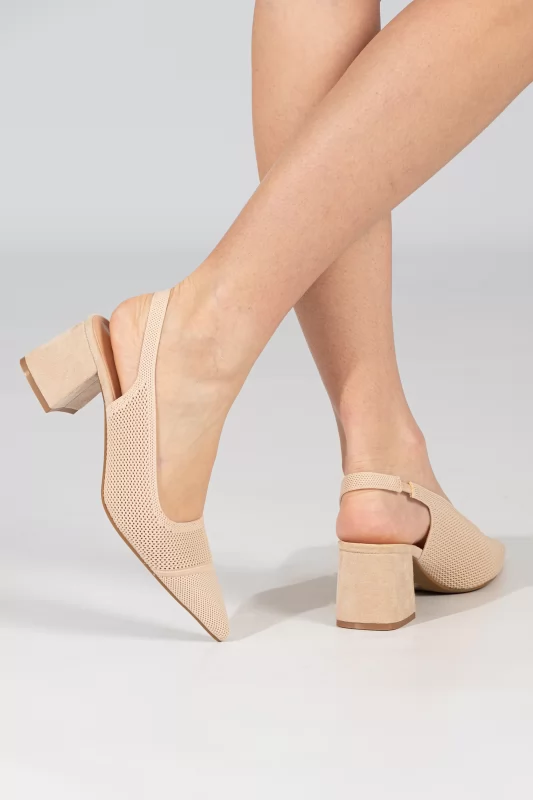 Slingback Pumps Perforated 