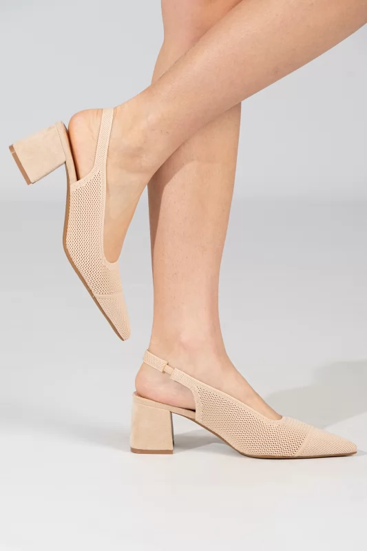 Slingback Pumps Perforated 