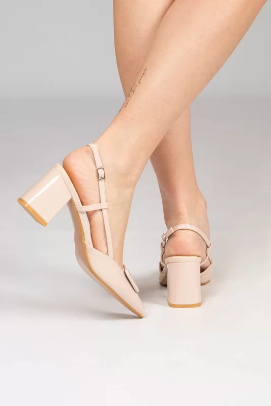 Slingback Pumps Lustrine 