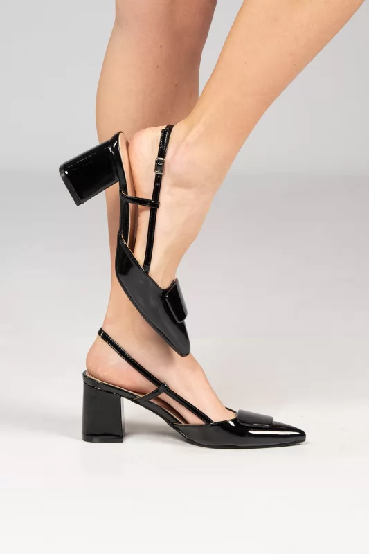 Slingback Pumps Lustrine 