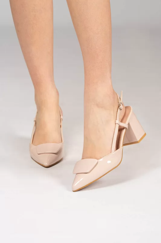 Γόβα Slingback Λουστρίνι