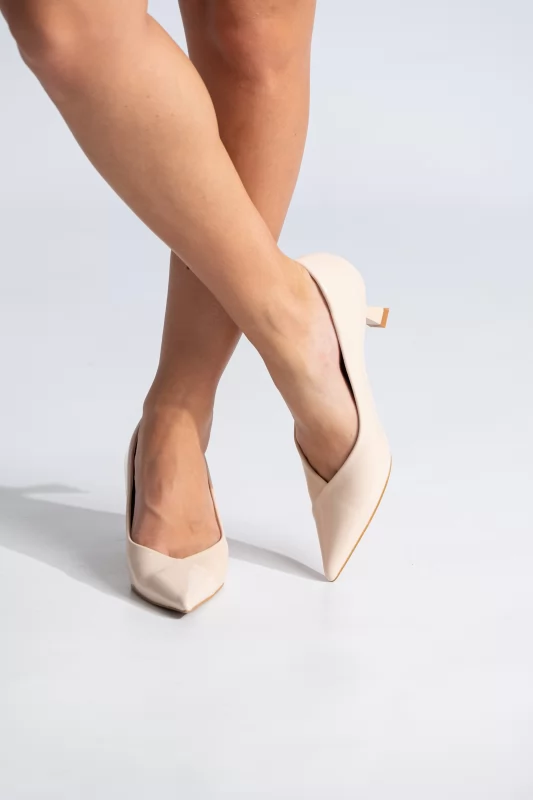 Pumps Half Patent Leather-Leatherette