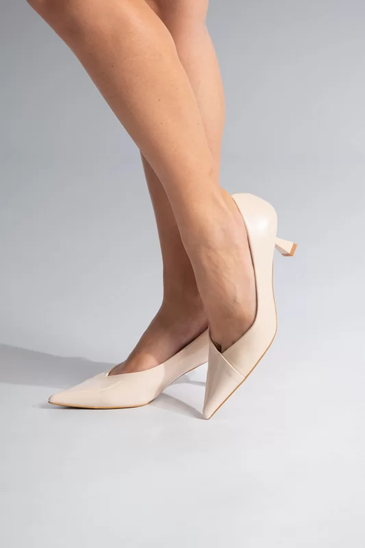 Pumps Half Patent Leather-Leatherette