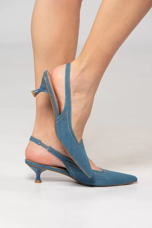 Γόβες Slingback Kitten Jean