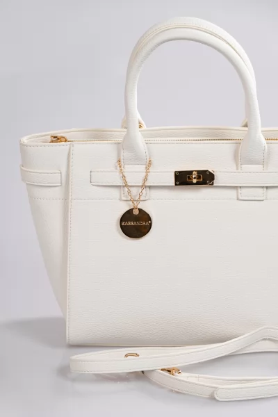 Handbag Kassandra Λευκή