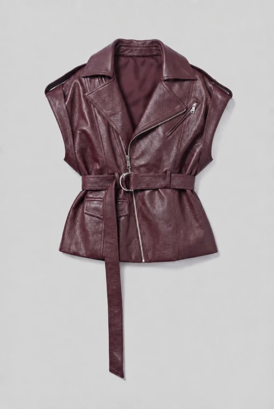 Jacket Sleeveless Leatherette