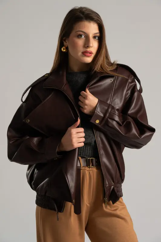 Jacket Biker Τελείωμα Λάστιχο