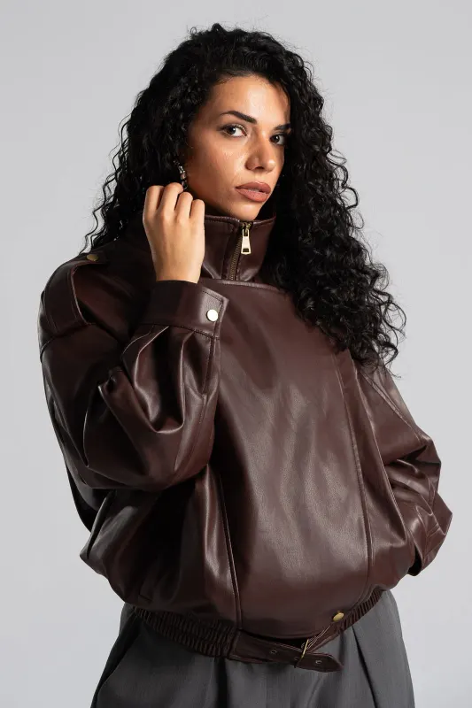 Jacket Biker Τελείωμα Λάστιχο