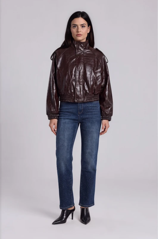 Jacket Bomber Croco