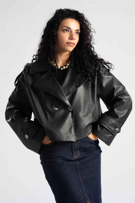 Jacket Leatherette Biker 