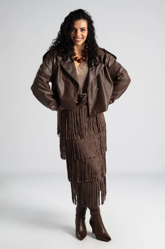 Jacket Leatherette Biker 