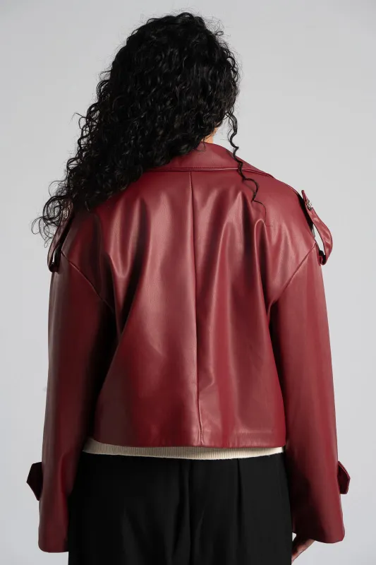 Jacket Leatherette Biker 