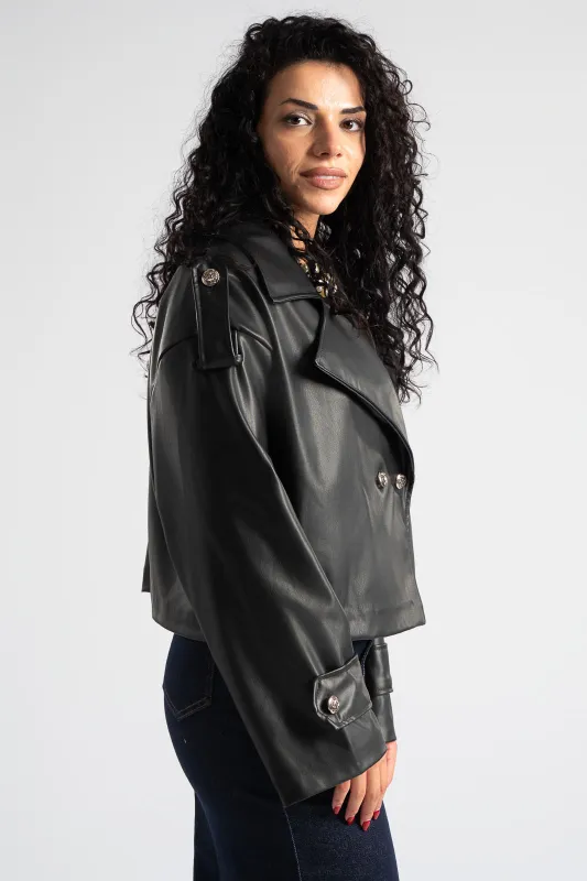 Jacket Leatherette Biker 