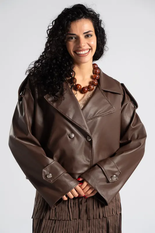 Jacket Leatherette Biker 