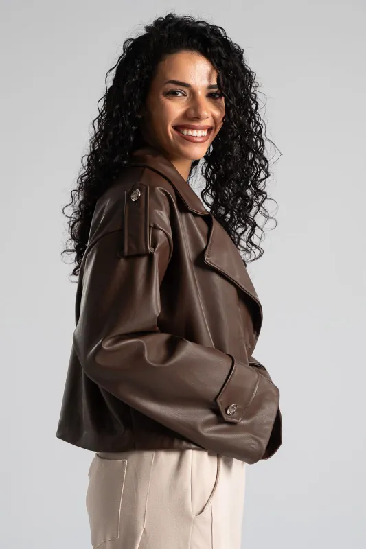 Jacket Leatherette Biker 