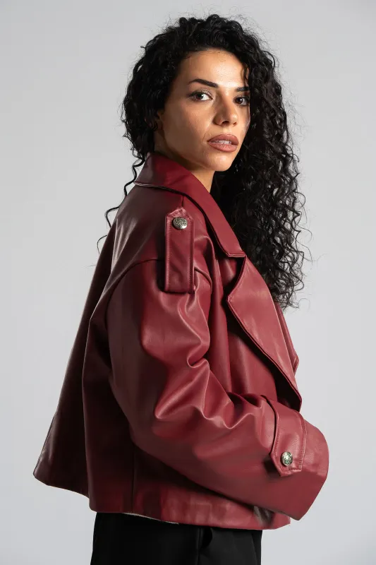 Jacket Leatherette Biker 