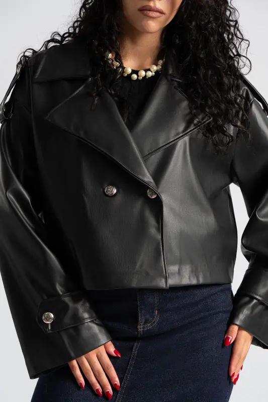Jacket Leatherette Biker 