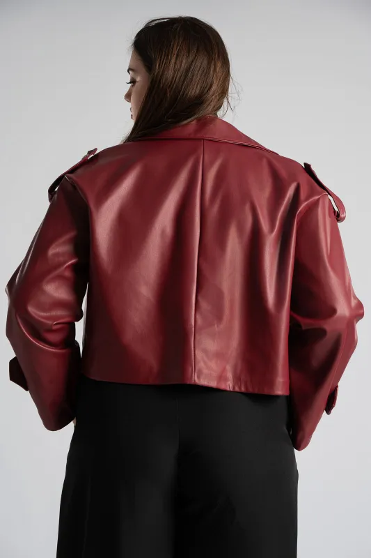 Jacket Leatherette Biker 
