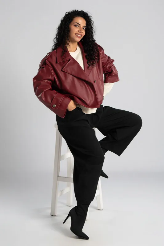 Jacket Leatherette Biker 