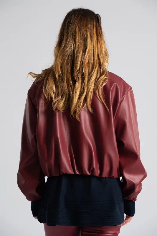Jacket Leather Bomber