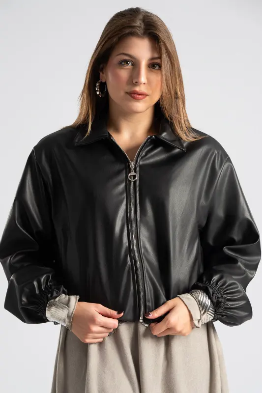 Jacket Δερματίνη Bomber