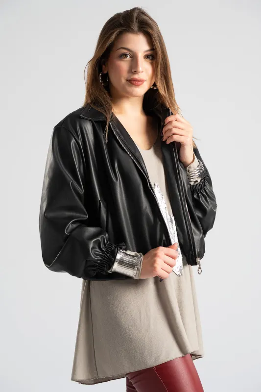 Jacket Δερματίνη Bomber