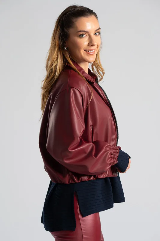 Jacket Leather Bomber