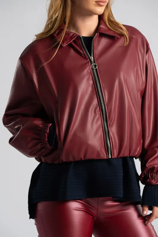 Jacket Leather Bomber