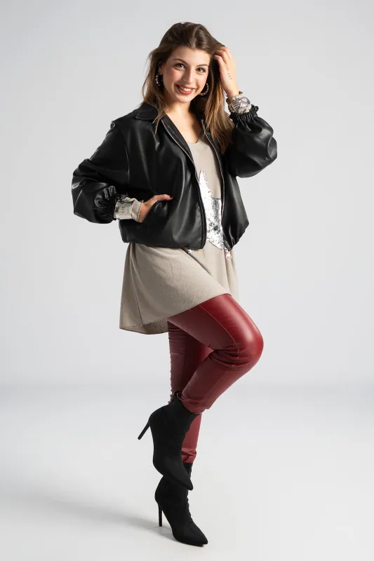 Jacket Δερματίνη Bomber