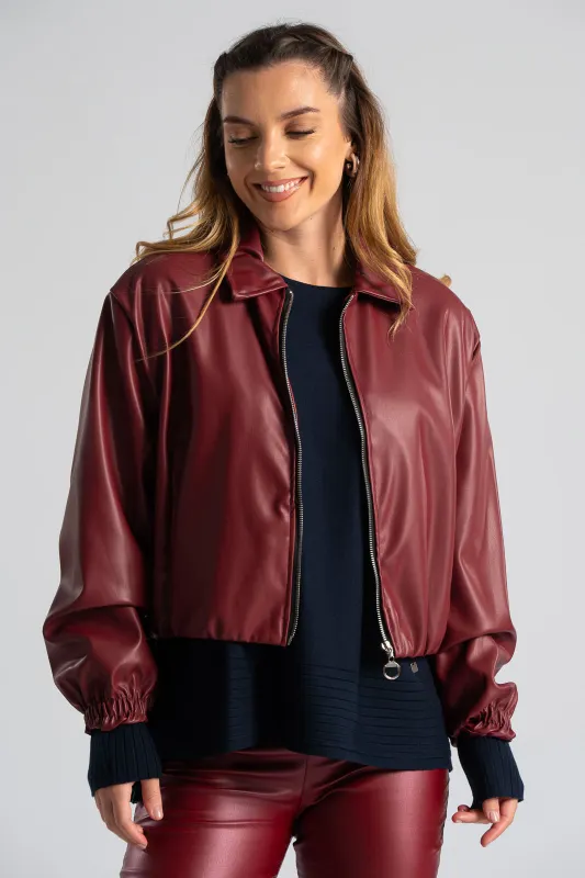 Jacket Leather Bomber